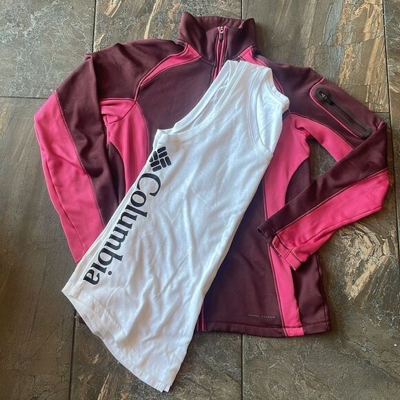 Columbia Women’s Cape Tank Top &  Columbia Titanium Omni Shade Jacket Size M - Picture 1 of 16